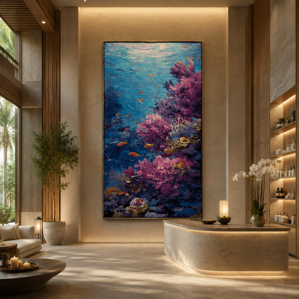 AVIORART Coral Garden Wall Art Canvas