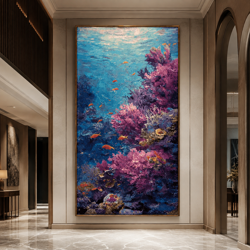AVIORART Coral Garden Wall Art Canvas