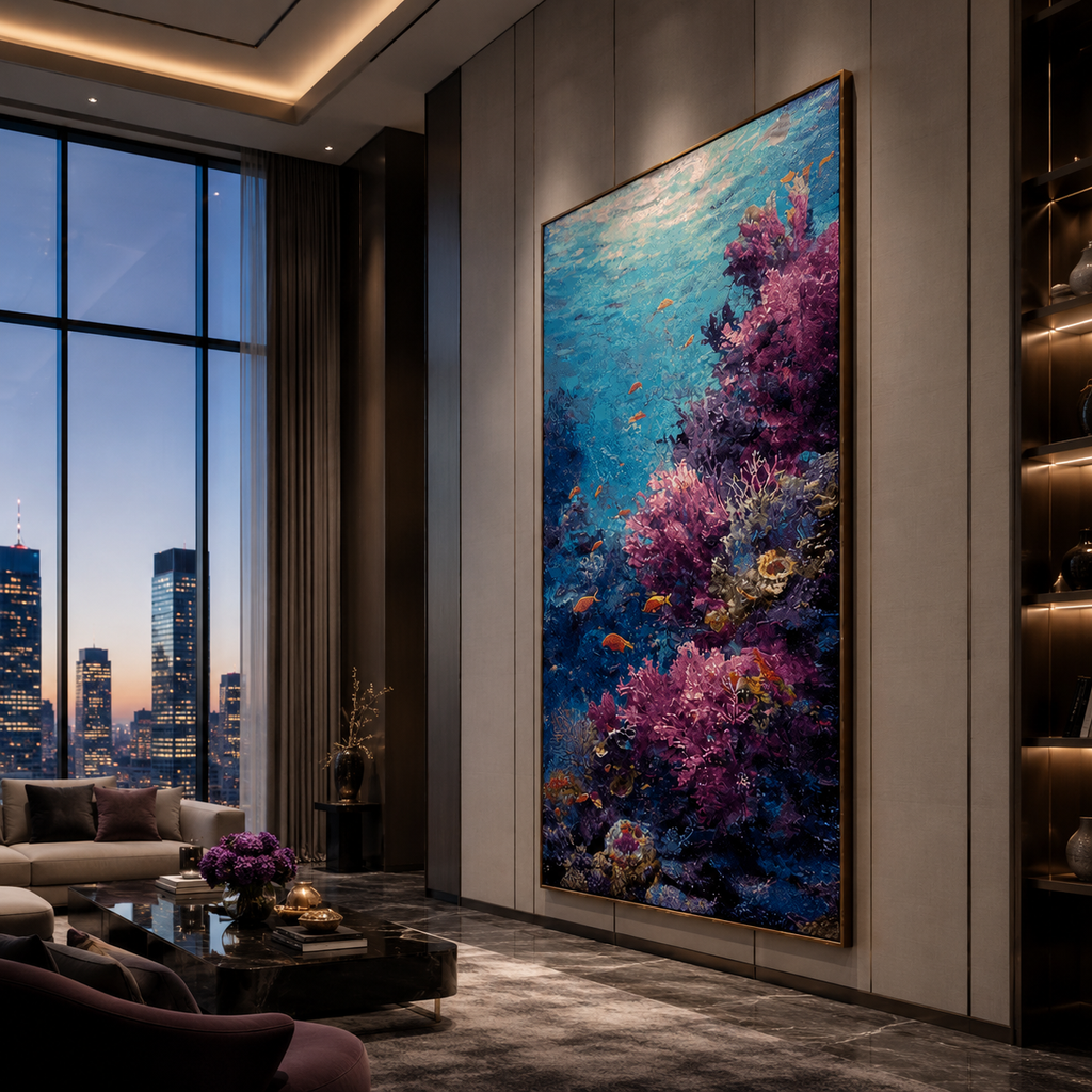 AVIORART Coral Garden Wall Art Canvas