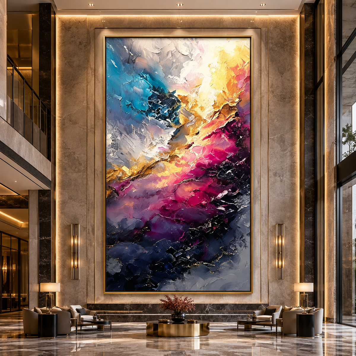 AVIORART Cosmic Light Wall Art Canvas