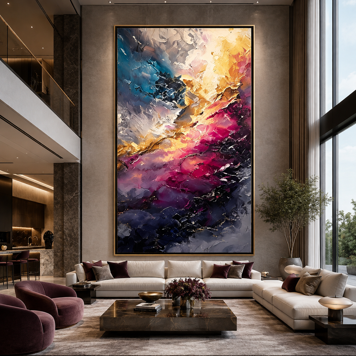 AVIORART Cosmic Light Wall Art Canvas