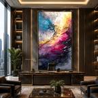 AVIORART Cosmic Light Wall Art Canvas