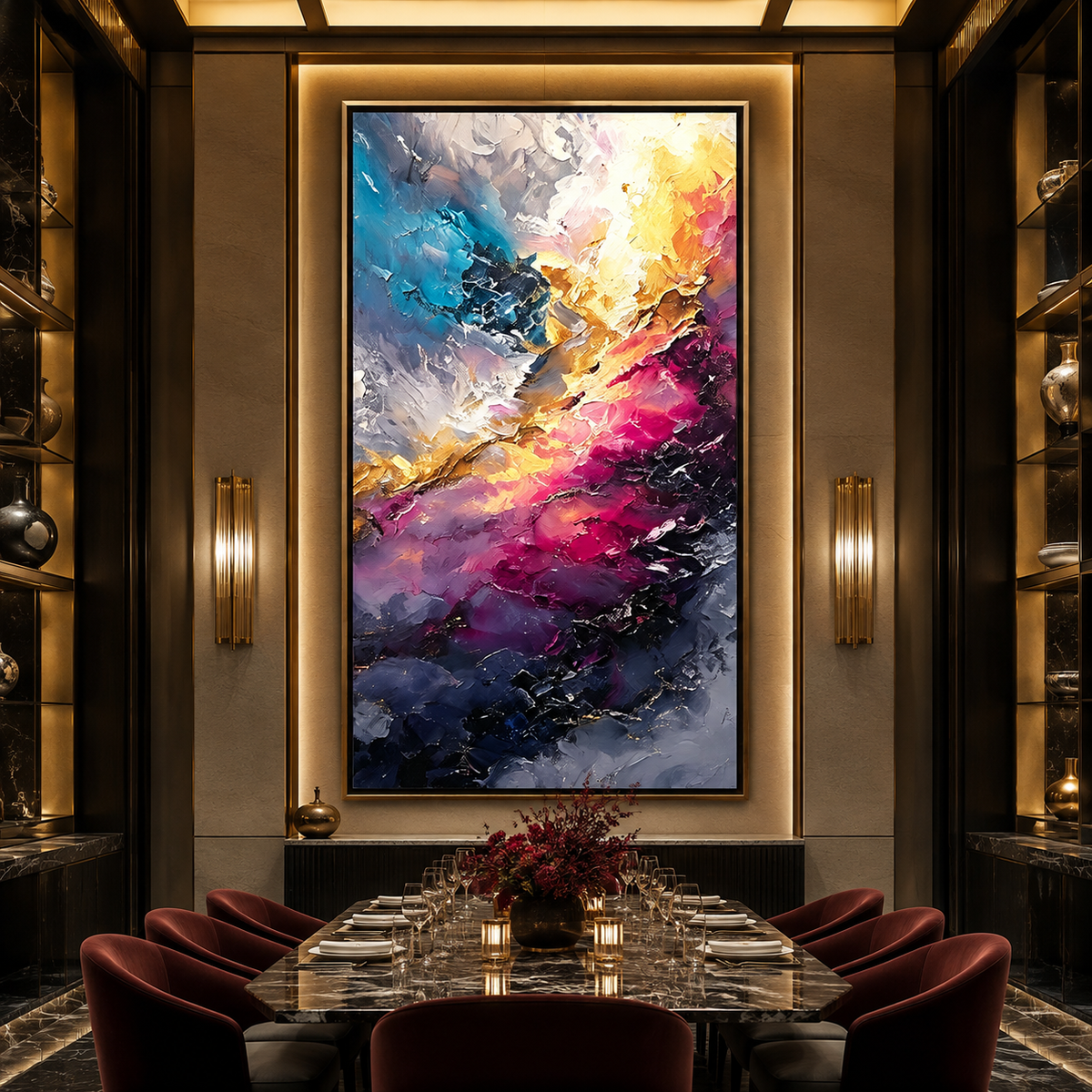 AVIORART Cosmic Light Wall Art Canvas