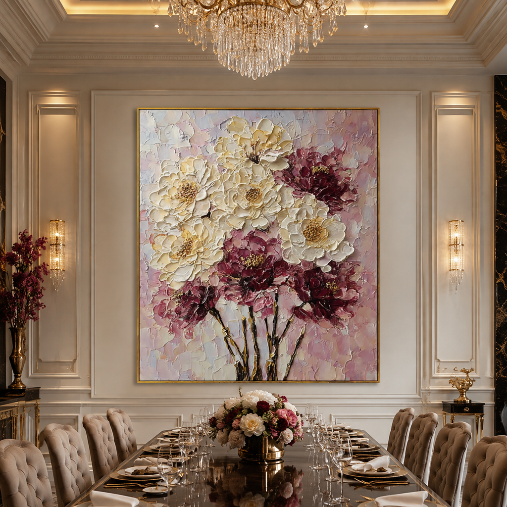AVIORART Cream Wine Wall Art Canvas