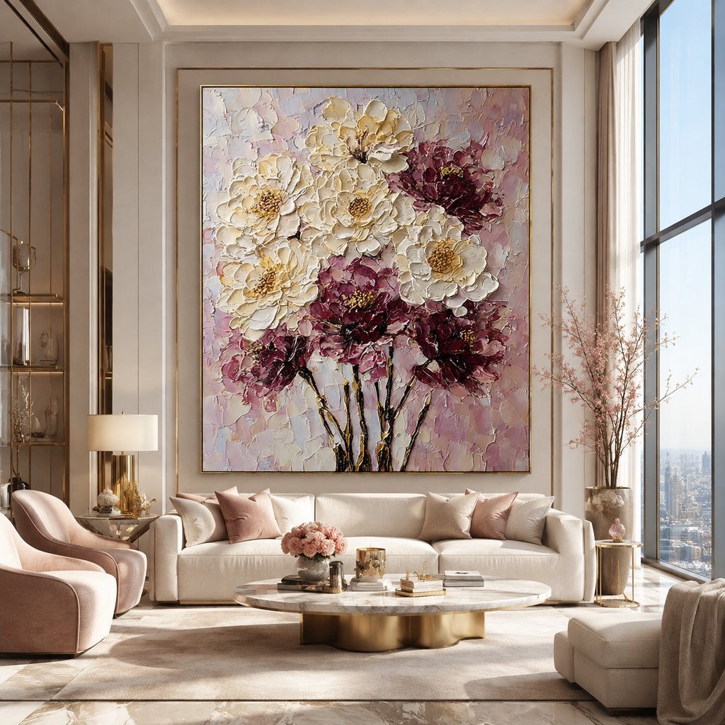 AVIORART Cream Wine Wall Art Canvas