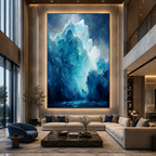 AVIORART Crystal Cavern Wall Art Canvas
