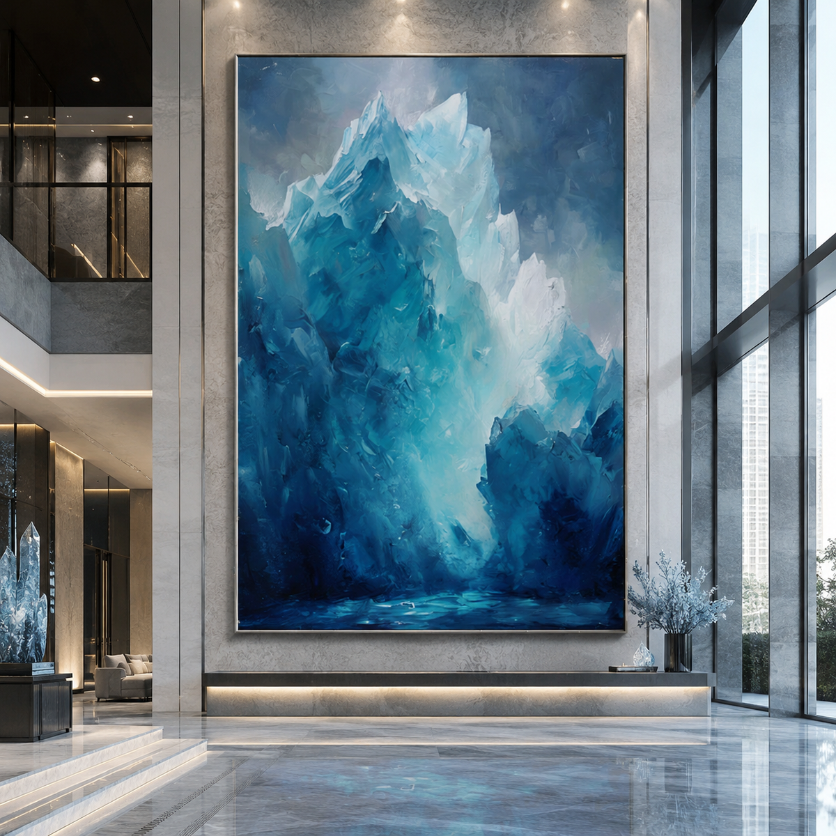 AVIORART Crystal Cavern Wall Art Canvas