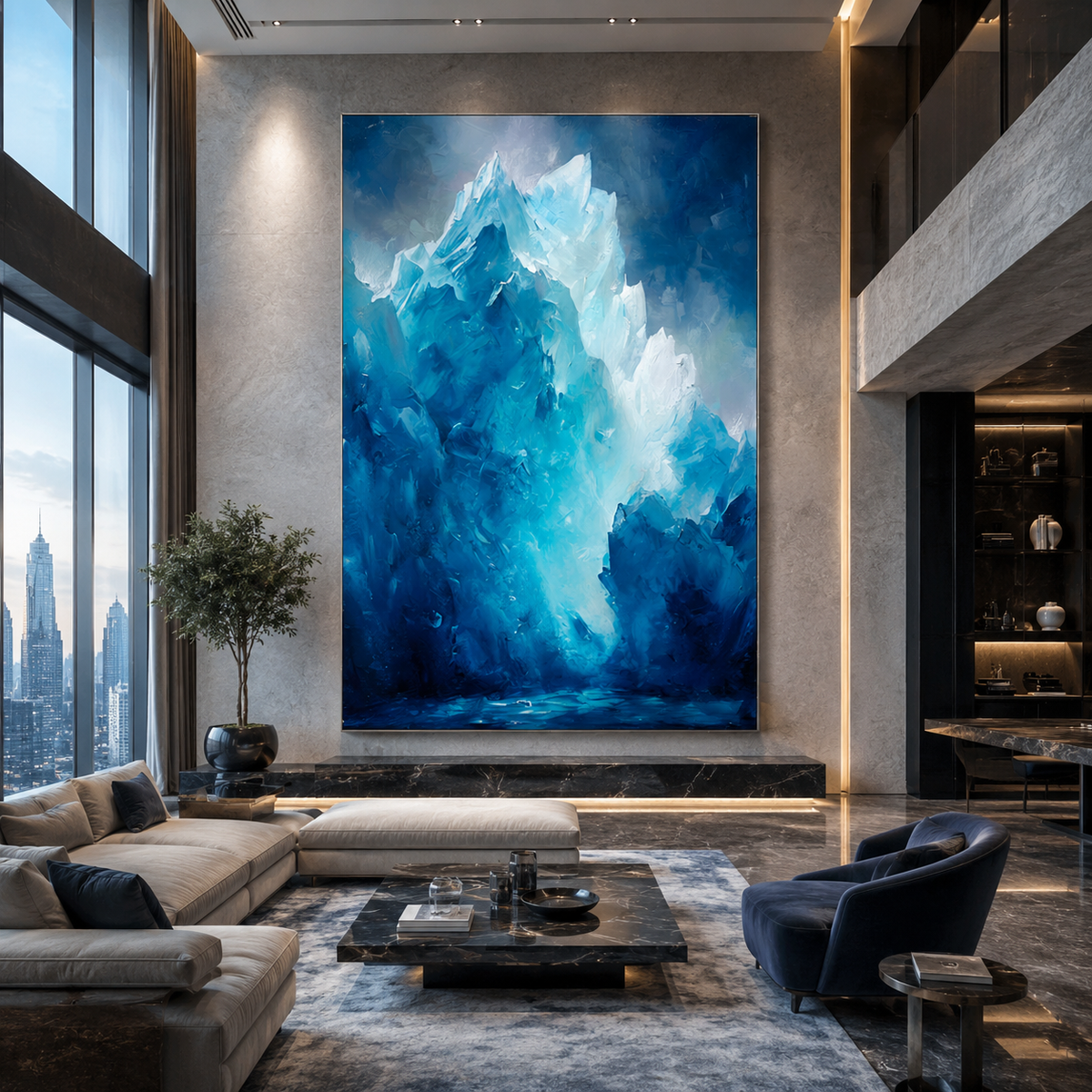 AVIORART Crystal Cavern Wall Art Canvas