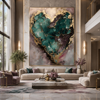 AVIORART Crystallized Love Wall Art Canvas