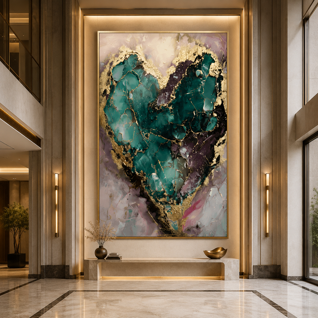 AVIORART Crystallized Love Wall Art Canvas