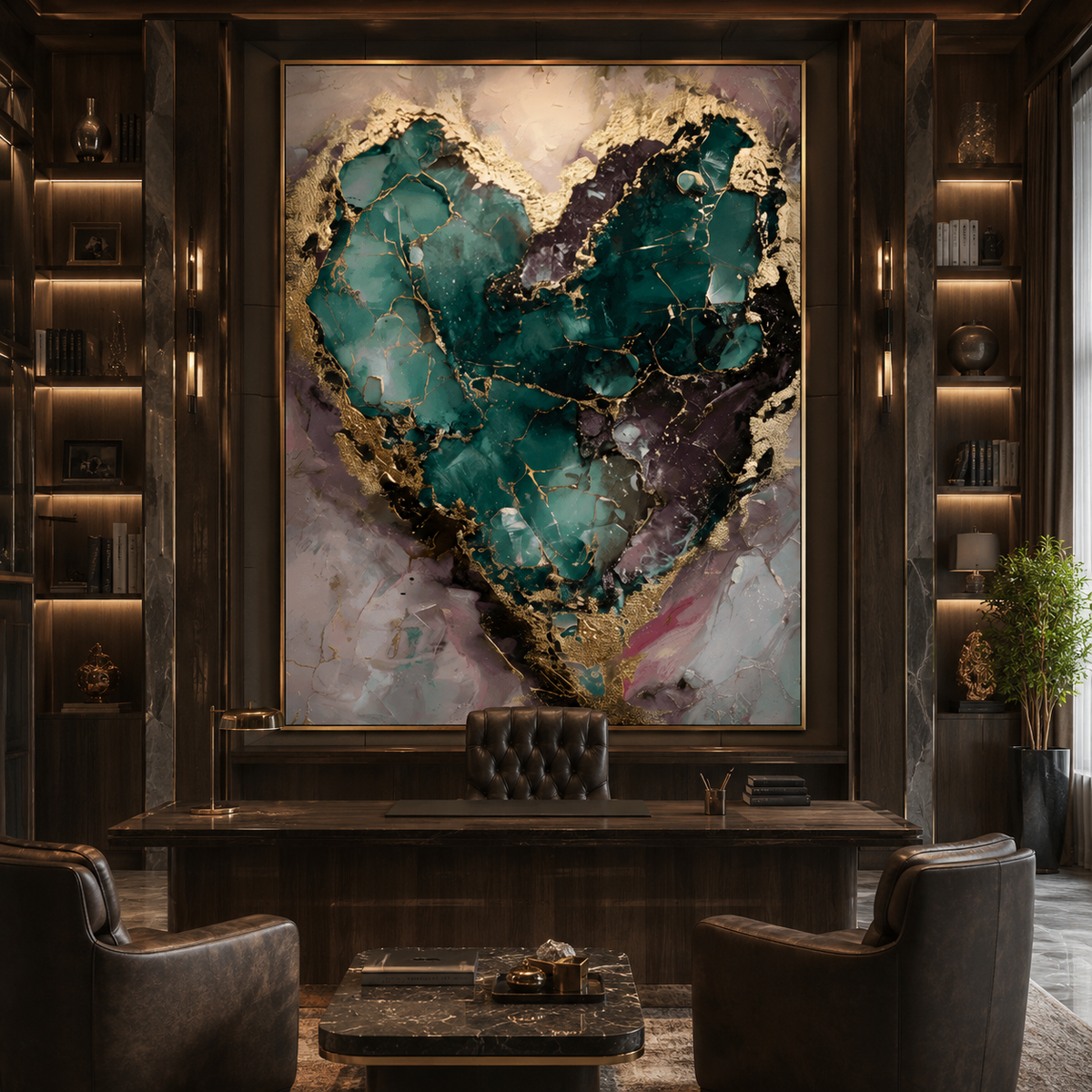 AVIORART Crystallized Love Wall Art Canvas