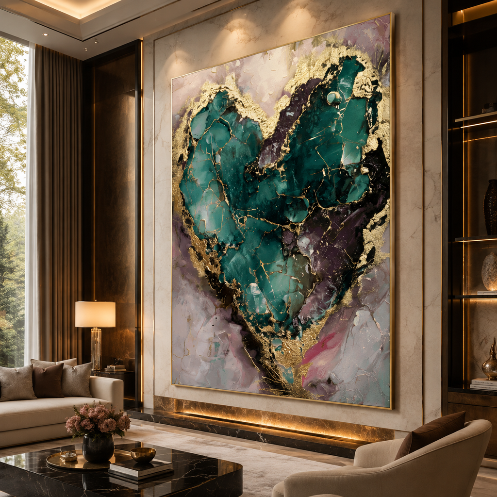 AVIORART Crystallized Love Wall Art Canvas