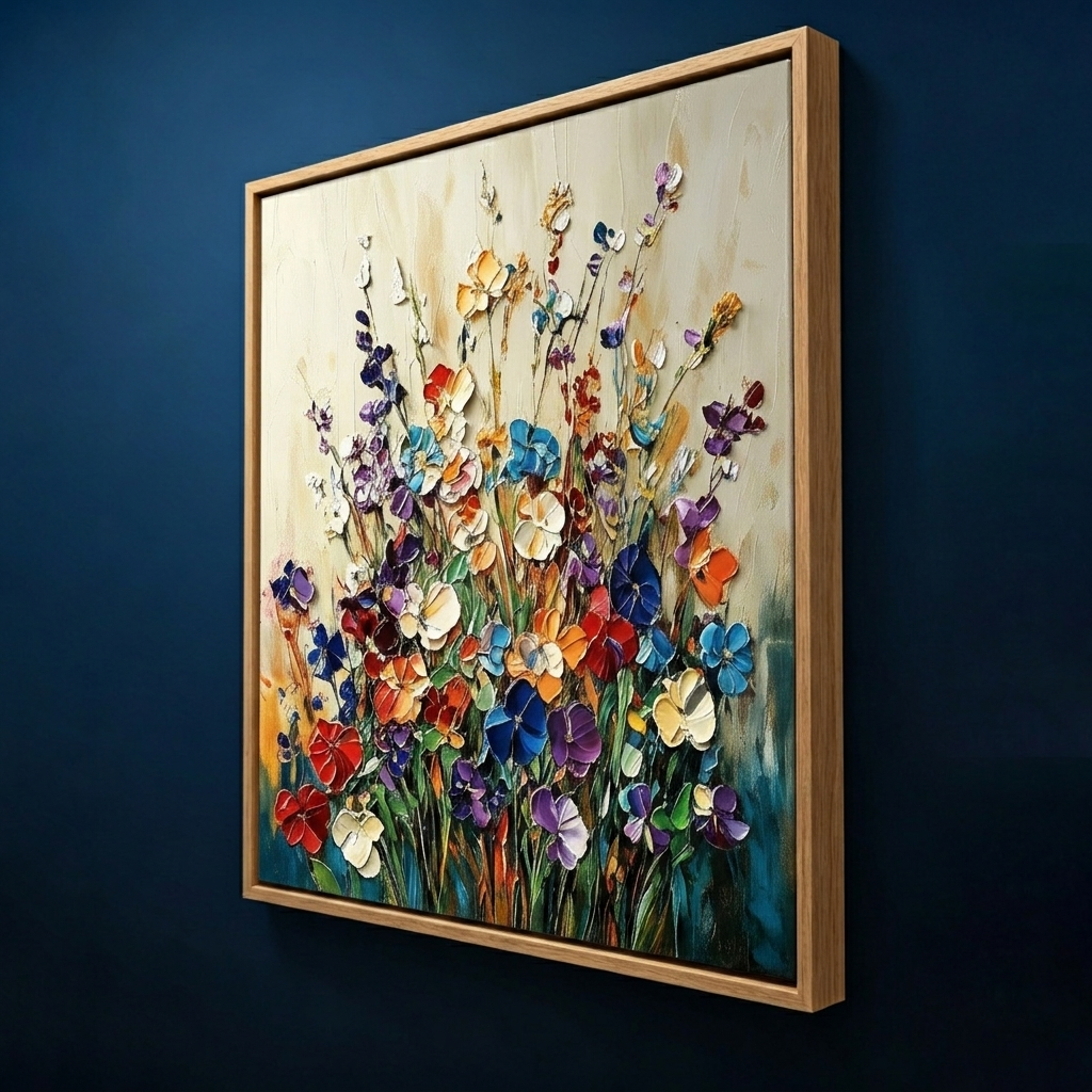 AVIORART Dancing Petals Wall Art Canvas
