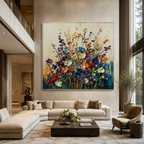 AVIORART Dancing Petals Wall Art Canvas