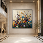 AVIORART Dancing Petals Wall Art Canvas