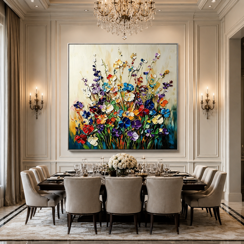 AVIORART Dancing Petals Wall Art Canvas