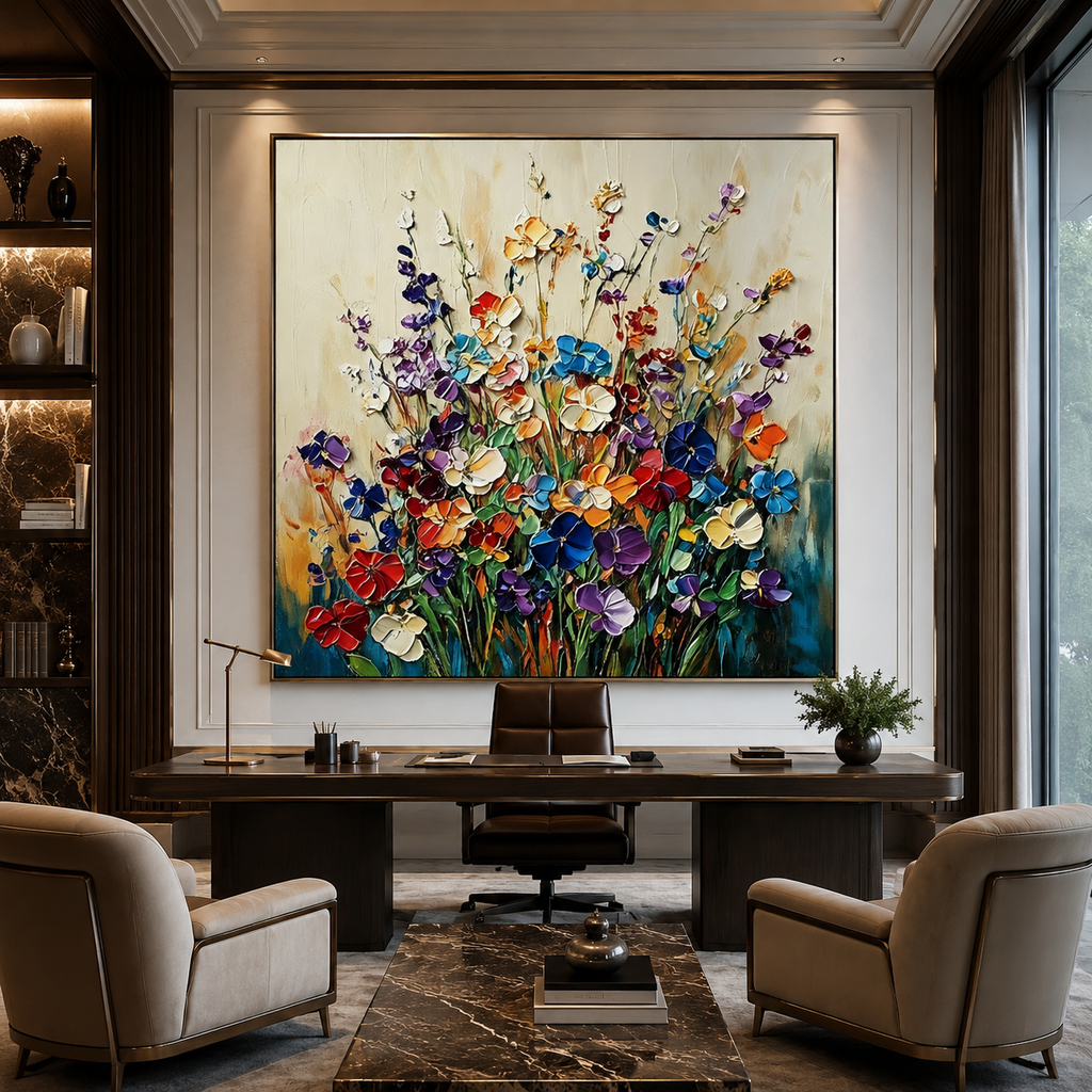 AVIORART Dancing Petals Wall Art Canvas