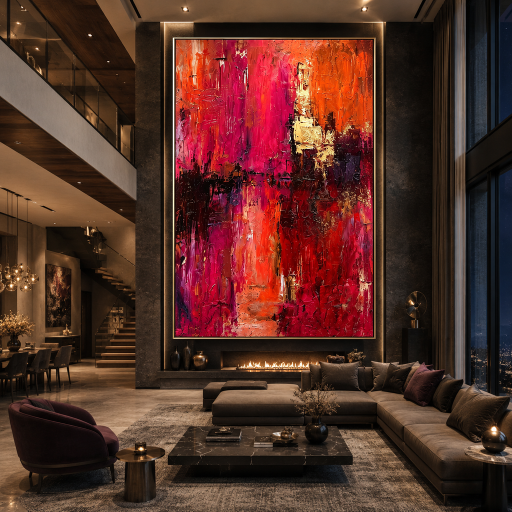 AVIORART Deep Vivid Wall Art Canvas
