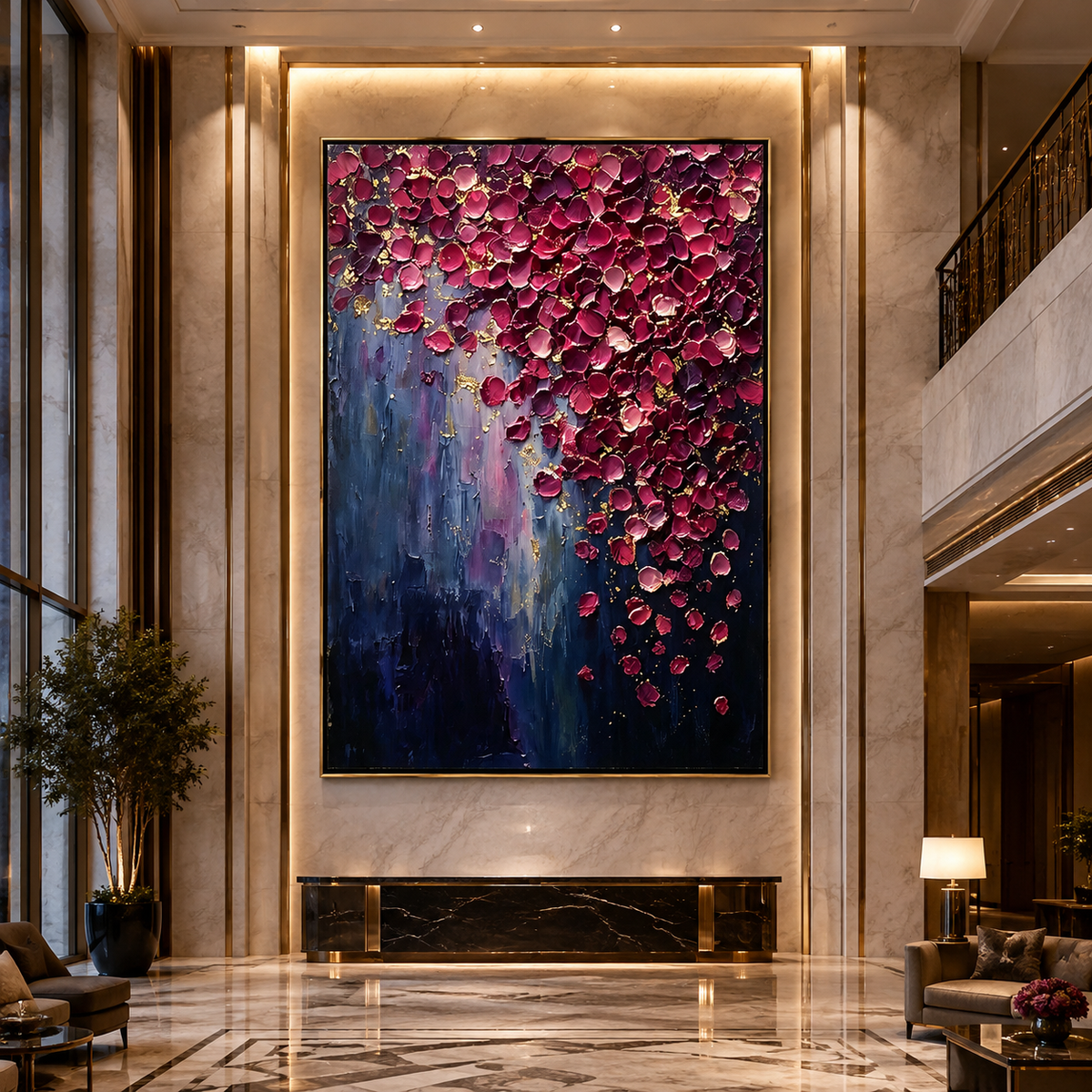 AVIORART Descending in Beauty Wall Art Canvas