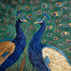 AVIORART The Golden Display Wall Art Canvas