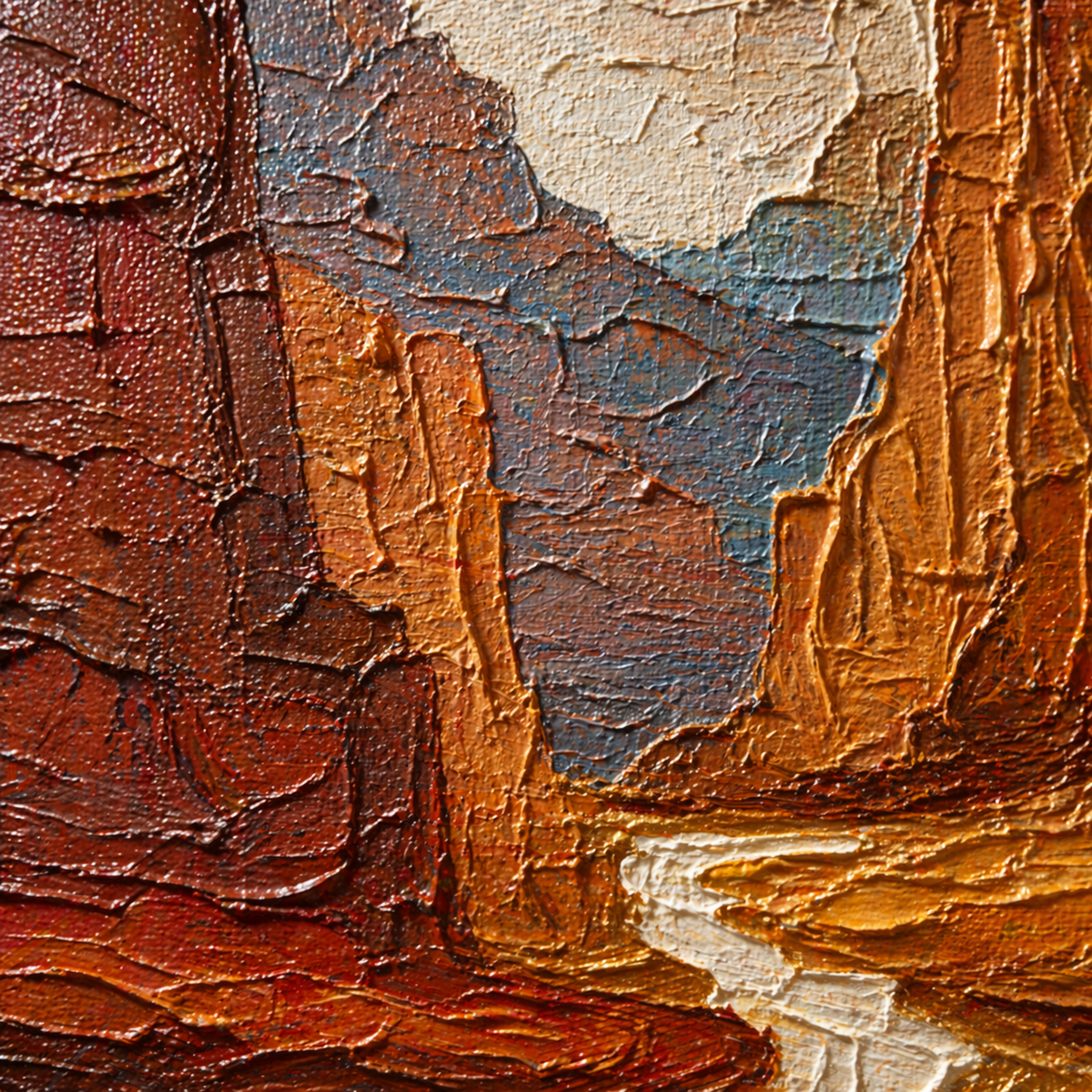 AVIORART Canyon Gold Wall Art Canvas