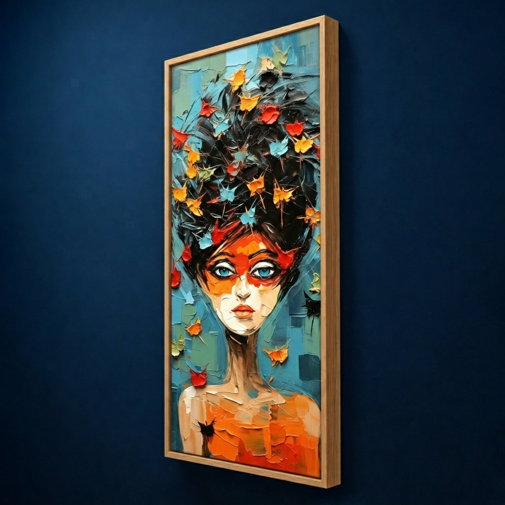 AVIORART Elegant Lady Wall Art Canvas