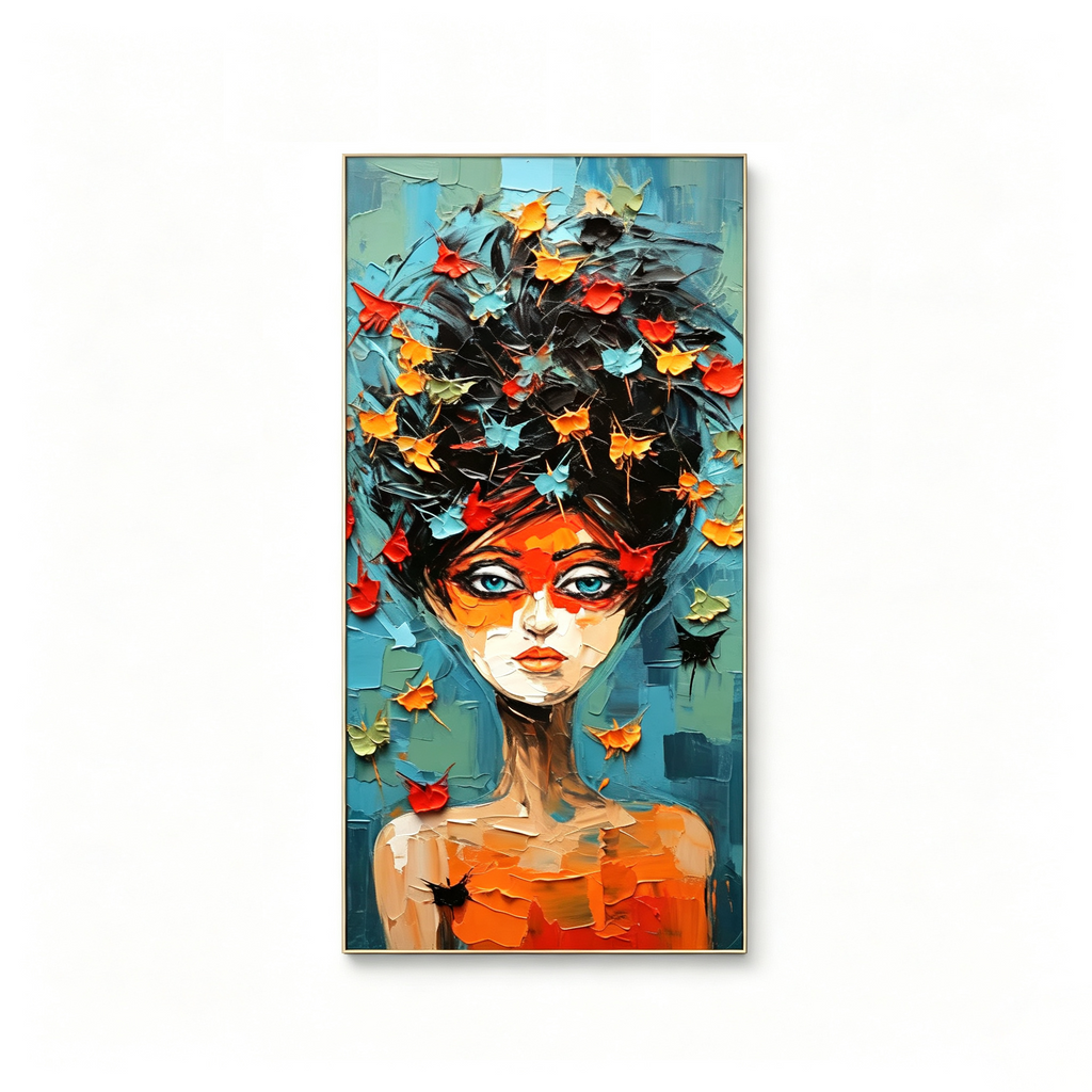 AVIORART Elegant Lady Wall Art Canvas