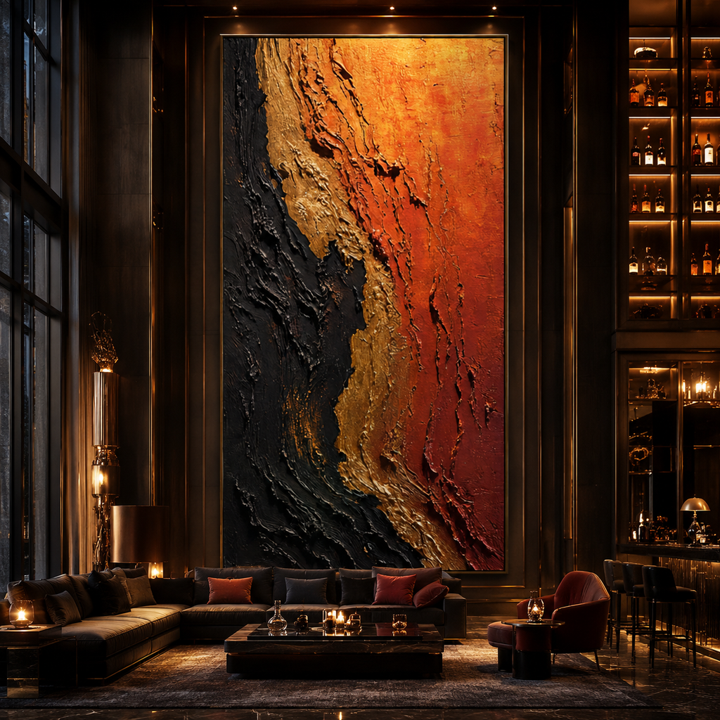 AVIORART Embertide Wall Art Canvas