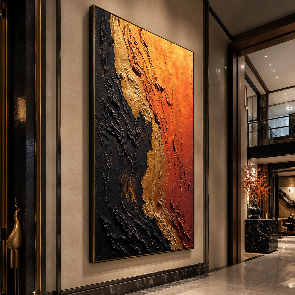 AVIORART Embertide Wall Art Canvas