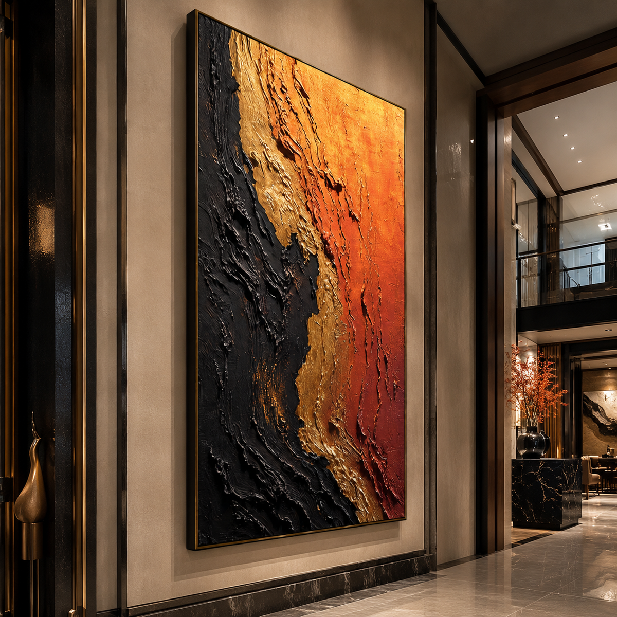 AVIORART Embertide Wall Art Canvas