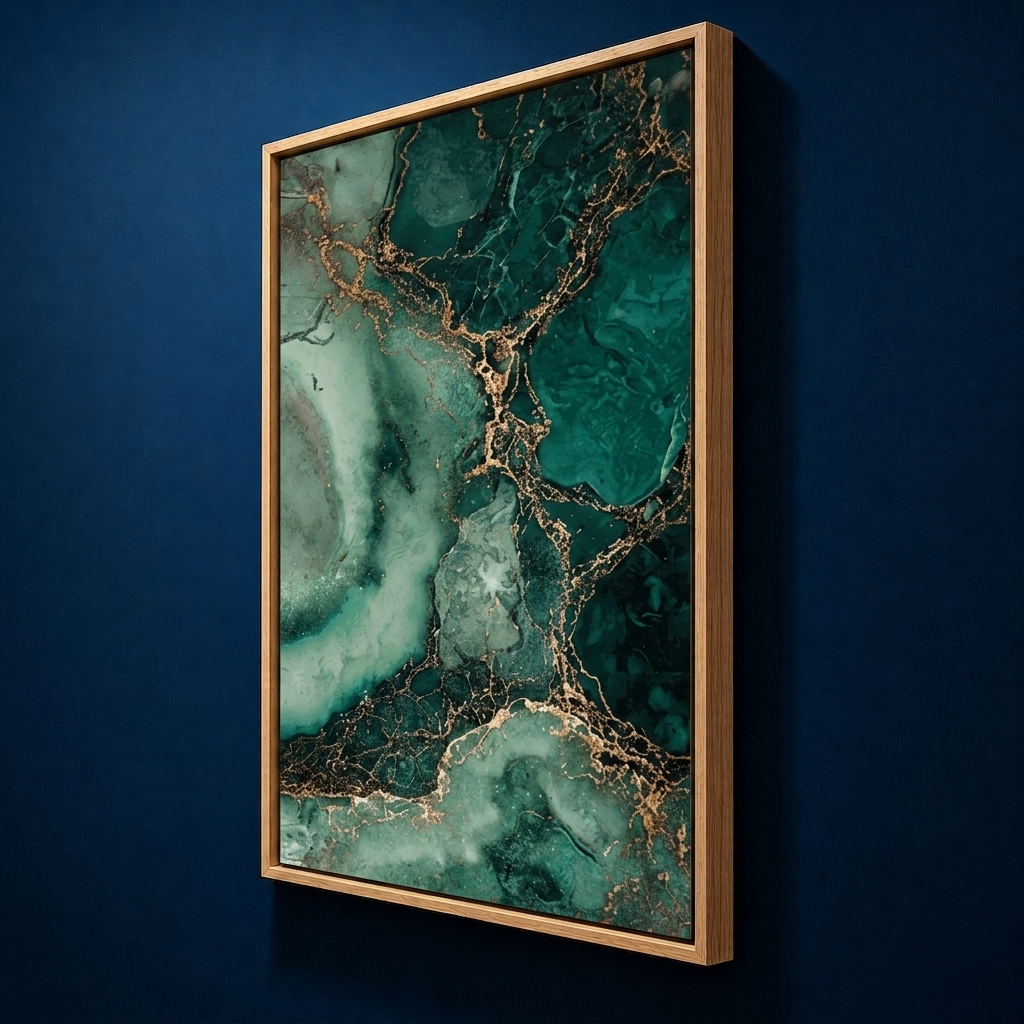 AVIORART Emerald Treasure Wall Art Canvas