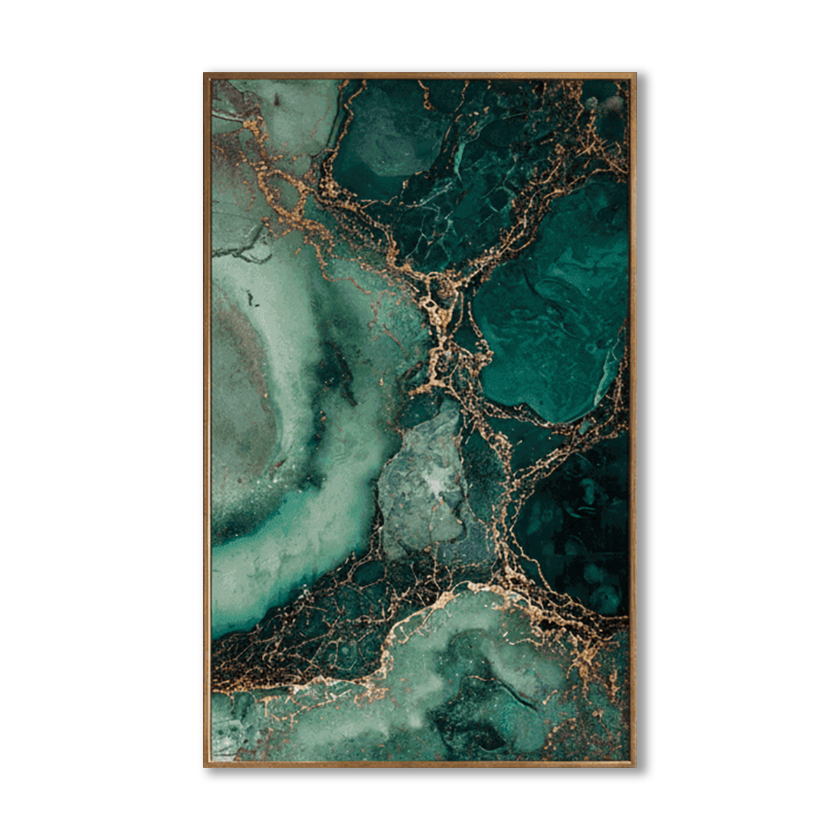 AVIORART Emerald Treasure Wall Art Canvas