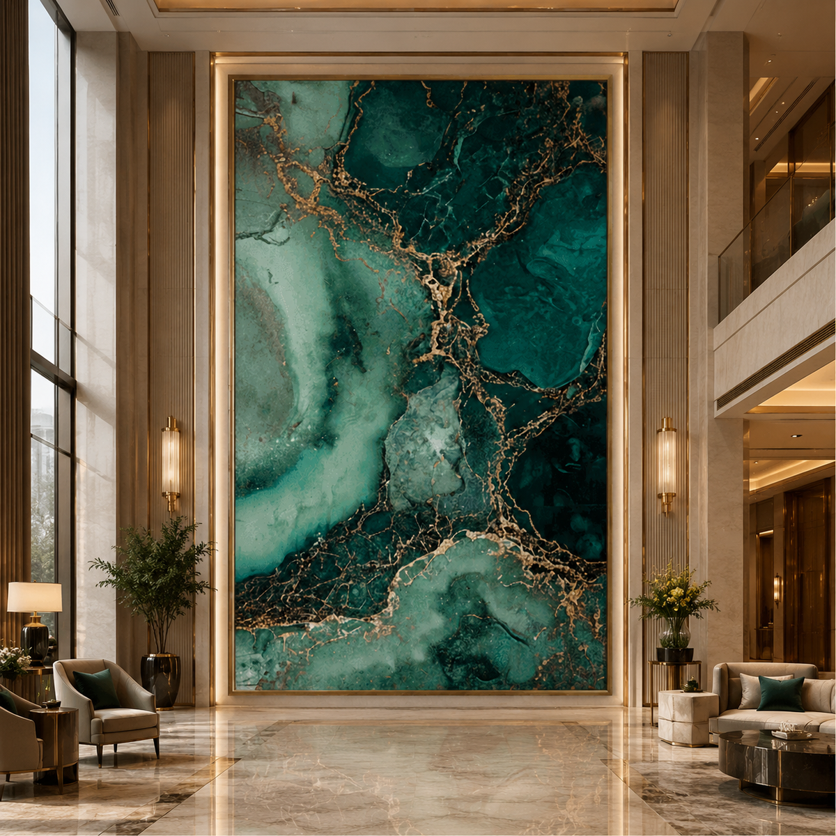 AVIORART Emerald Treasure Wall Art Canvas