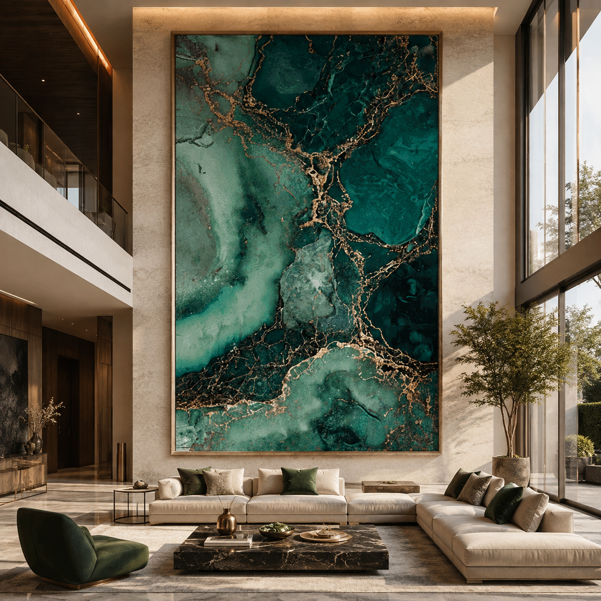 AVIORART Emerald Treasure Wall Art Canvas
