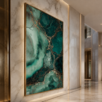 AVIORART Emerald Treasure Wall Art Canvas