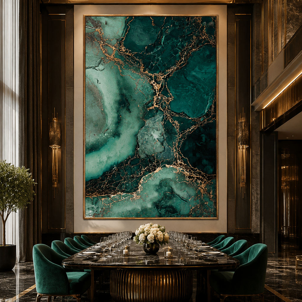 AVIORART Emerald Treasure Wall Art Canvas