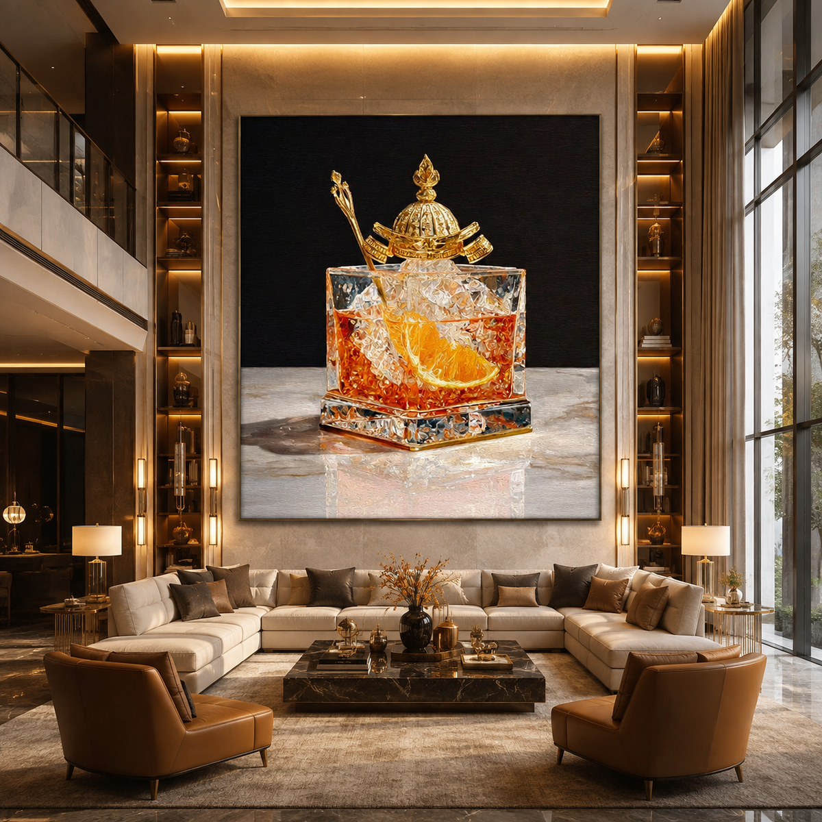 AVIORART Emperor's Cocktail Wall Art Canvas