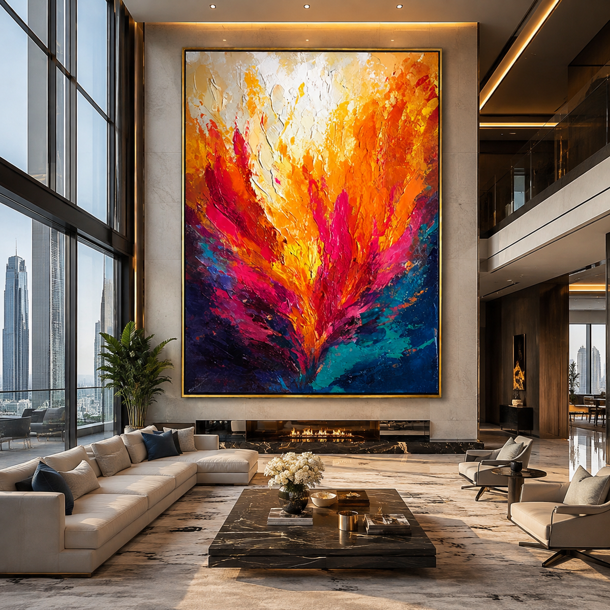 AVIORART Energy Rising Wall Art Canvas