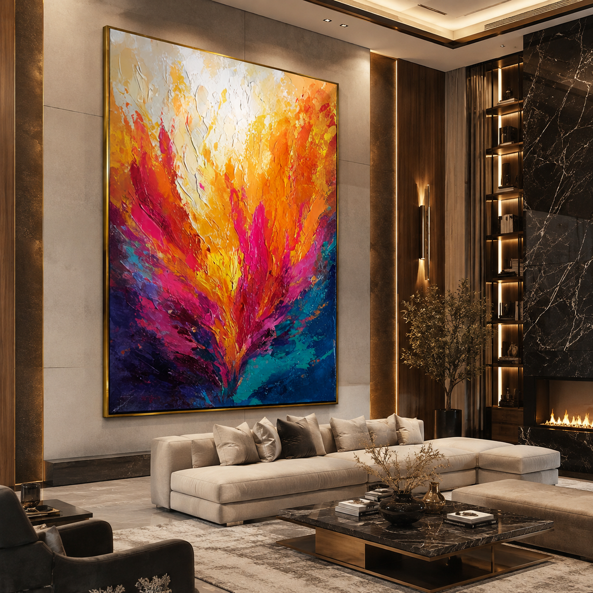 AVIORART Energy Rising Wall Art Canvas