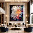 AVIORART Eternal Bloom Wall Art Canvas