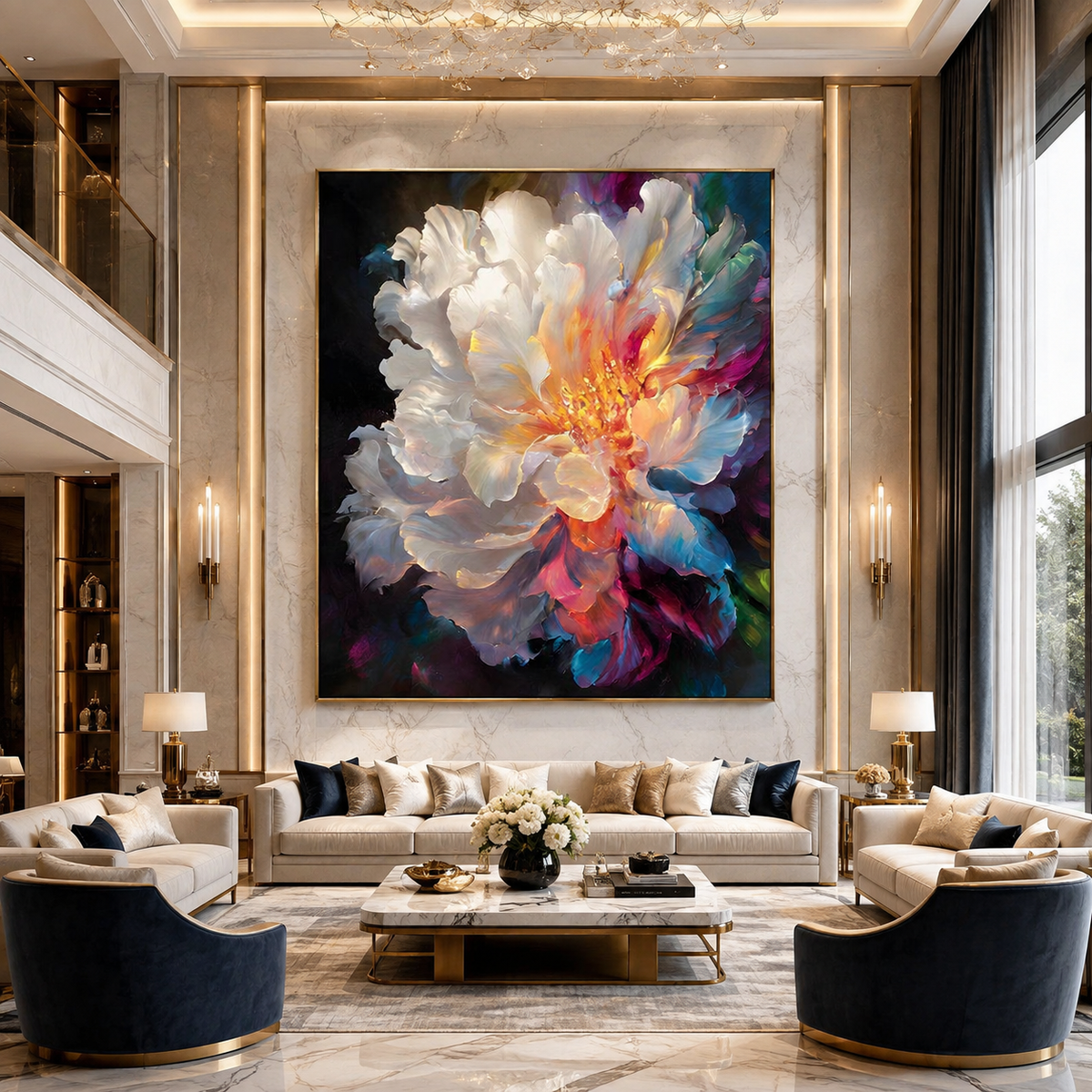 AVIORART Eternal Bloom Wall Art Canvas