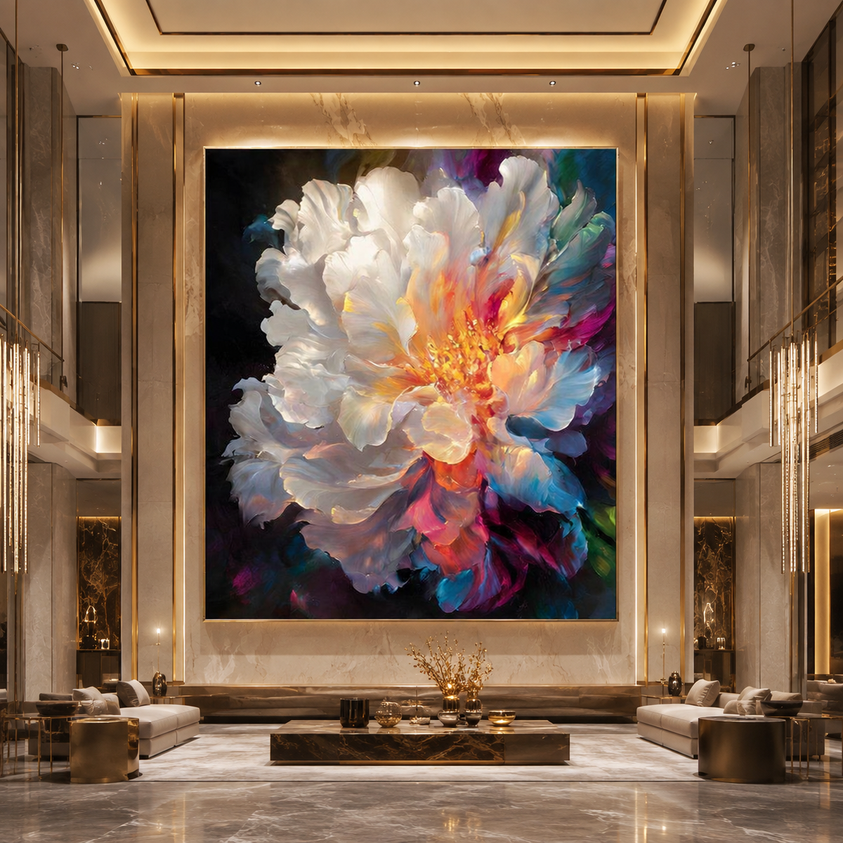 AVIORART Eternal Bloom Wall Art Canvas