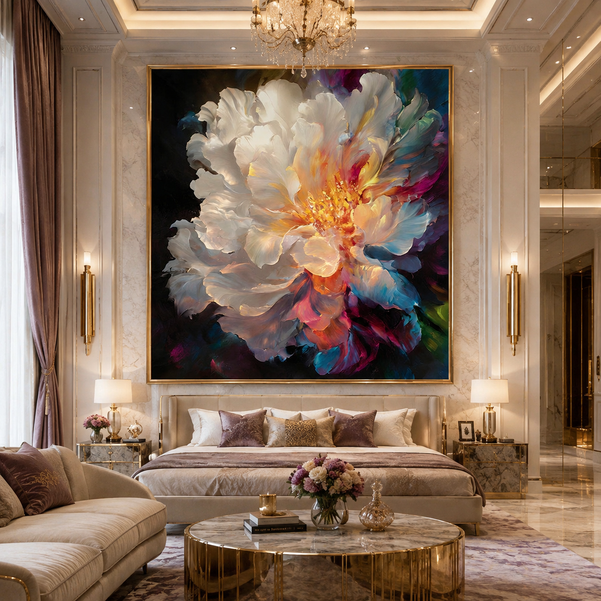 AVIORART Eternal Bloom Wall Art Canvas