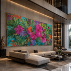 AVIORART Exotic Jungle Wall Art Canvas