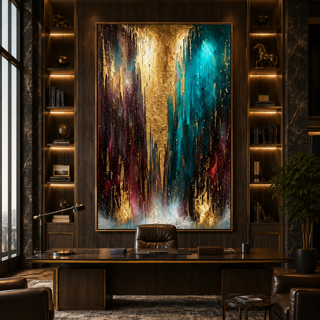 AVIORART Falling Jewels Wall Art Canvas