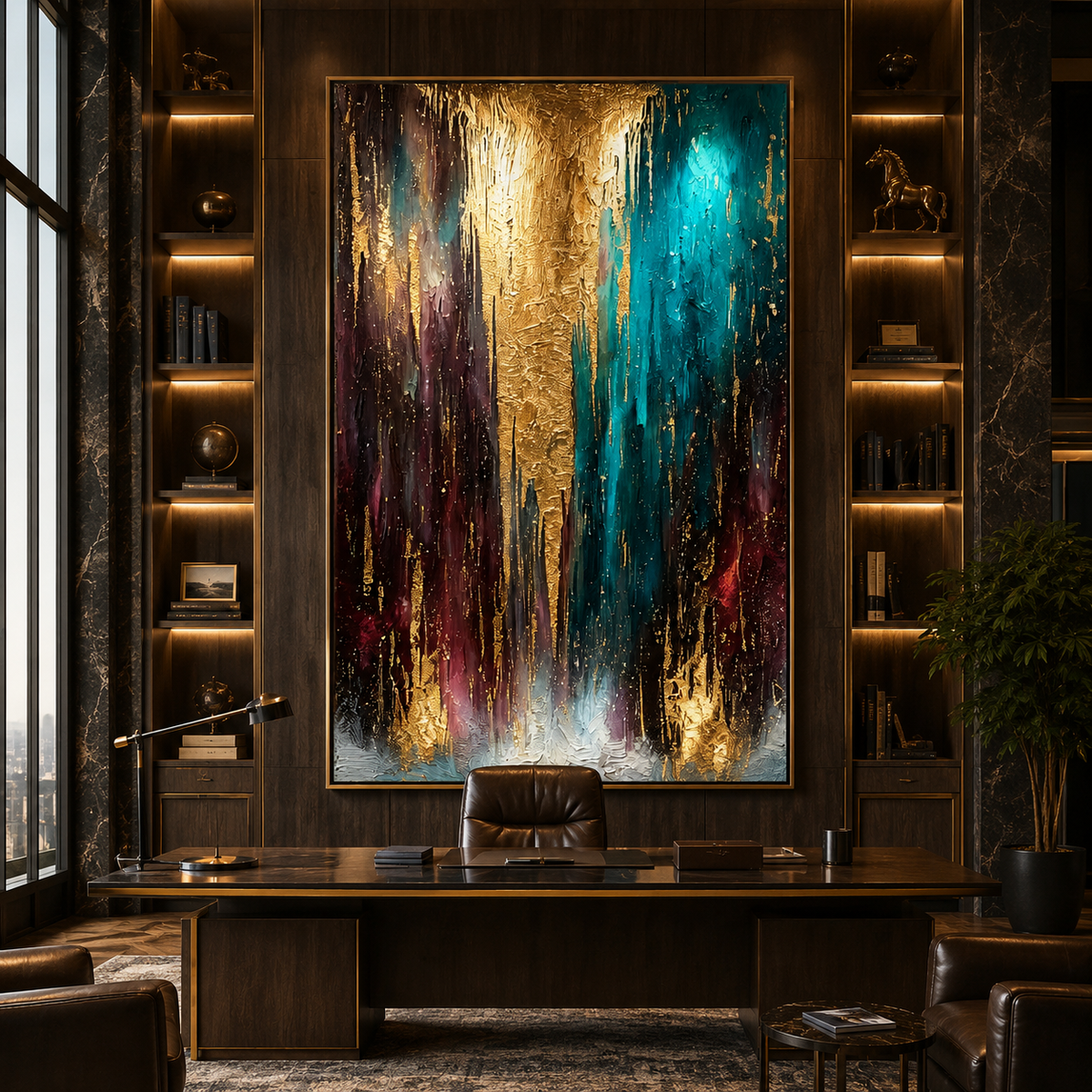 AVIORART Falling Jewels Wall Art Canvas