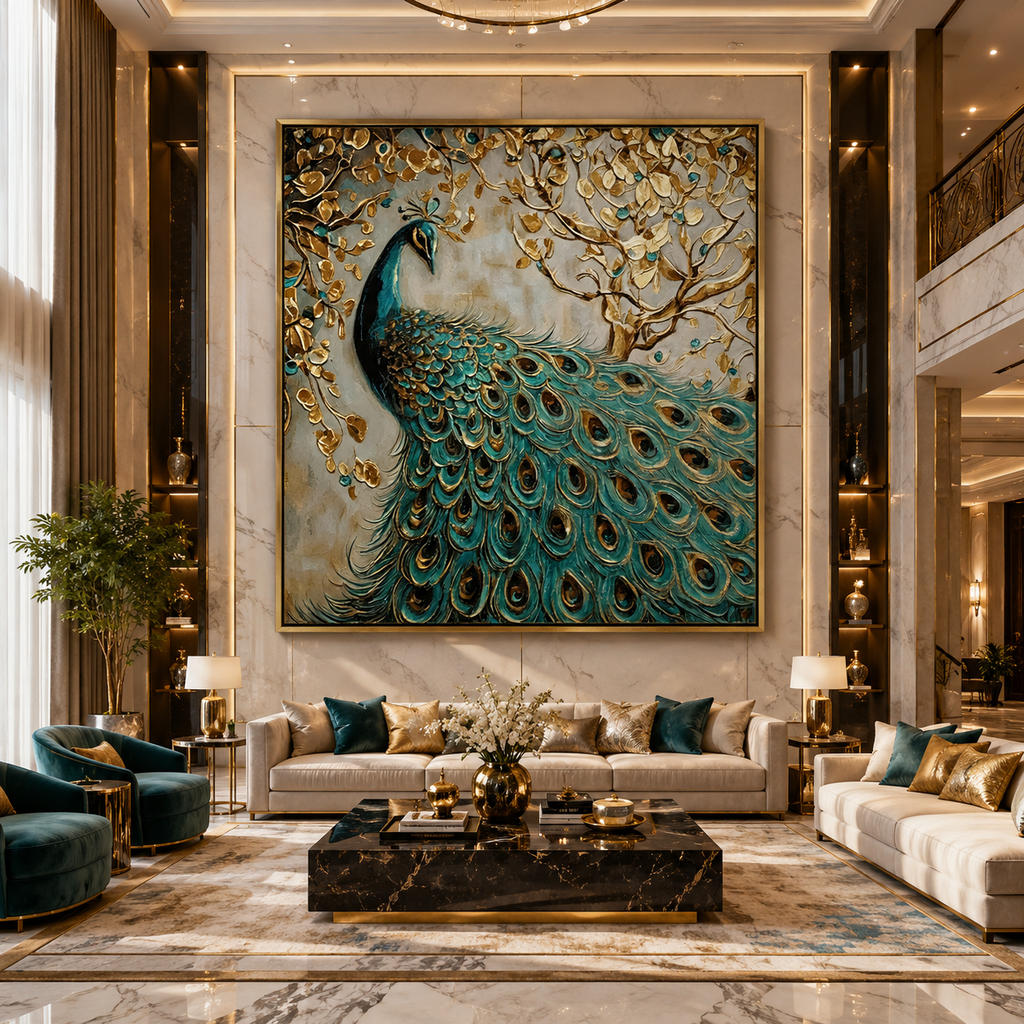 AVIORART Feathers of Fortune Wall Art Canvas