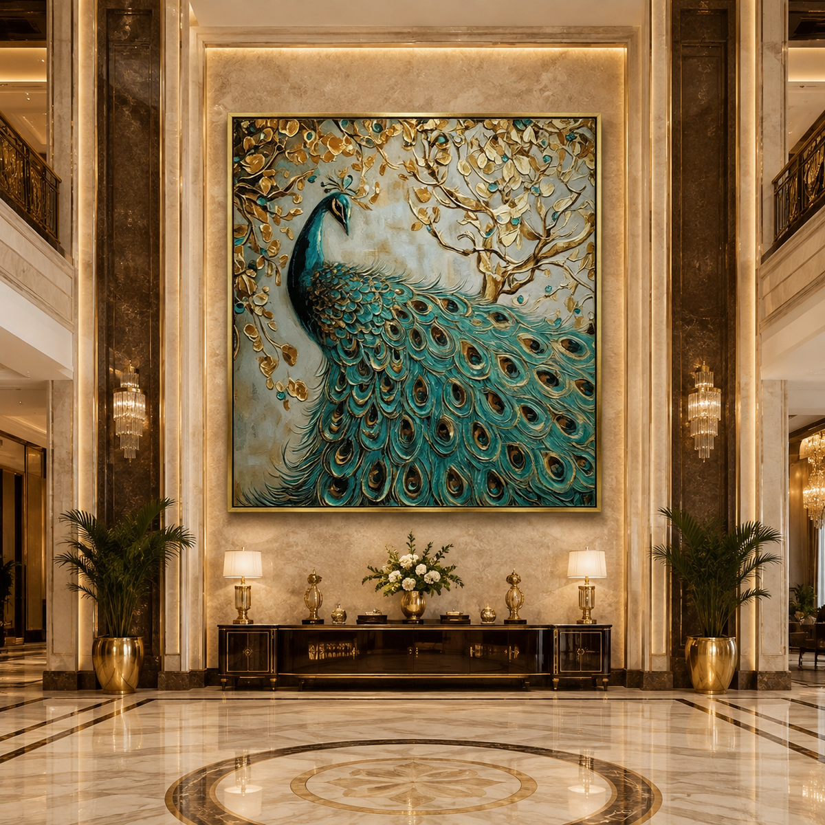 AVIORART Feathers of Fortune Wall Art Canvas