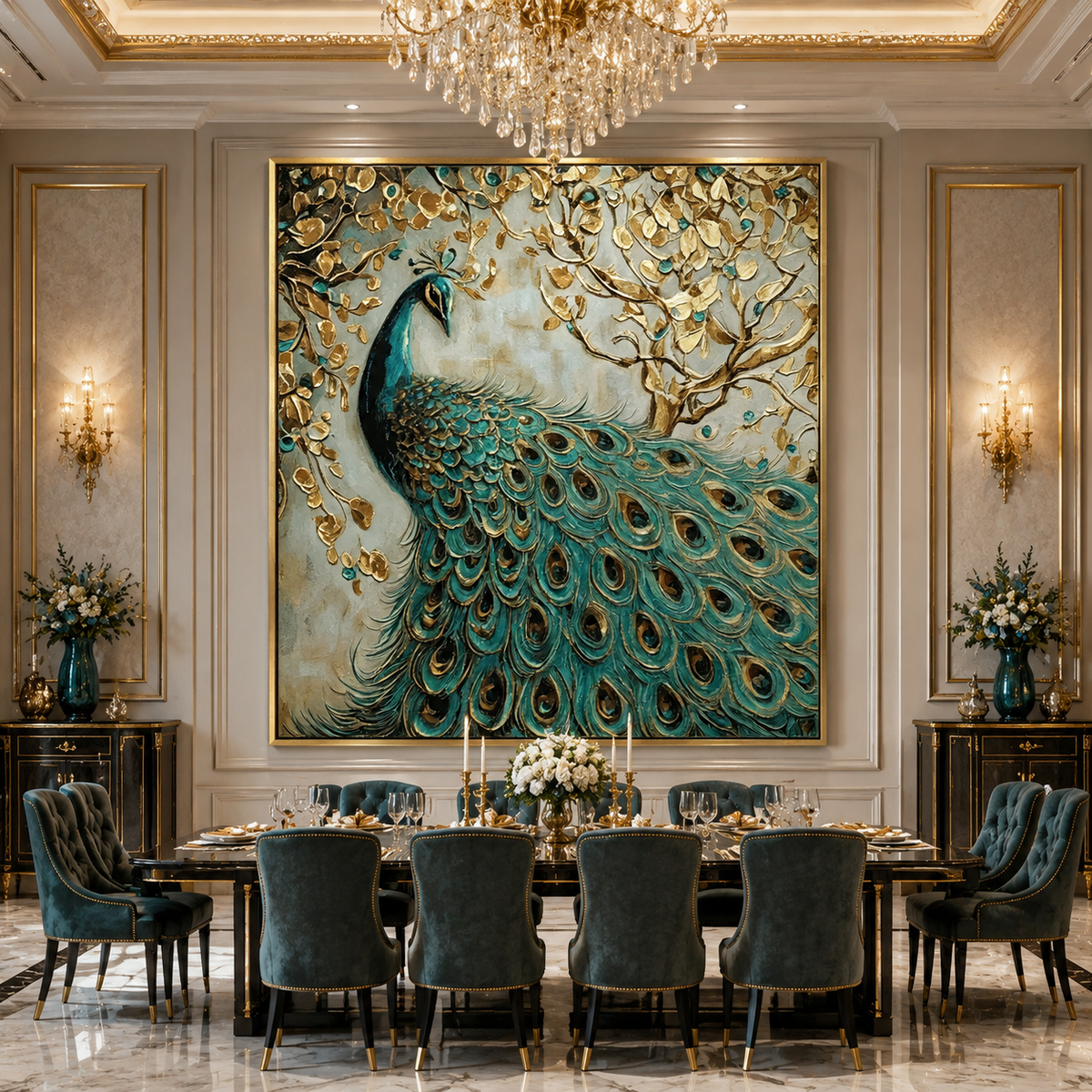 AVIORART Feathers of Fortune Wall Art Canvas