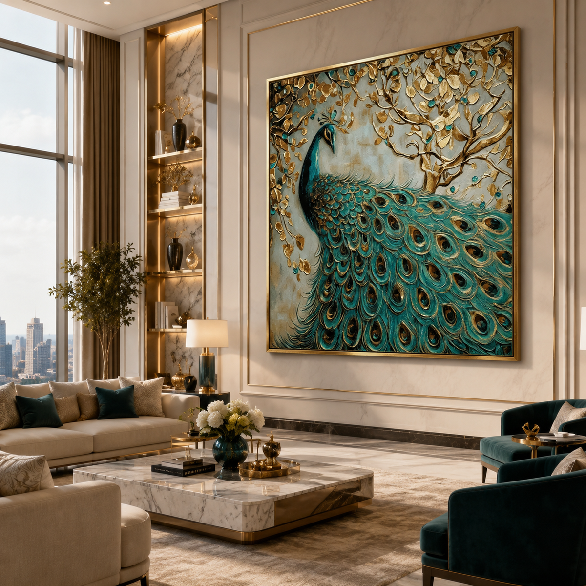 AVIORART Feathers of Fortune Wall Art Canvas